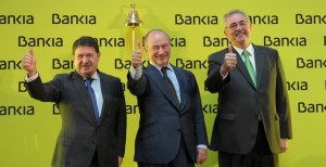 Rato celebrando la OPS Bankia