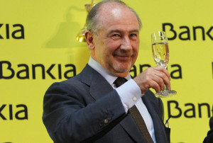 Rato brinda por OPS Bankia