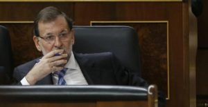 Rajoy en el escaño