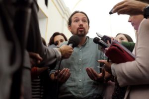 Pablo Iglesias, 'tocado' por el conflicto catalán